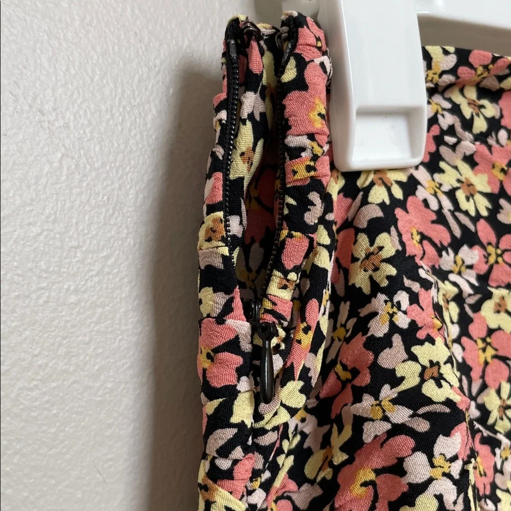 Forever 21 Floral Mini Skirt - Pink, Yellow, Black - Picture 7 of 10